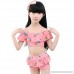 Tortor 1Bacha Baby Girls Cute Swimsuits Pink Two Piece Cake Printed Skirt Swimwear Sets 9-15T Pink B07C5XRSYY
